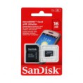 Tarjeta memoria 16 gb mini Sd + Adaptador, Clase 10